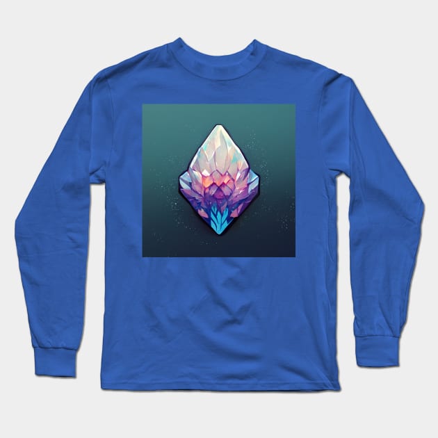 The Ice Crystal Long Sleeve T-Shirt by Happy Woofmas